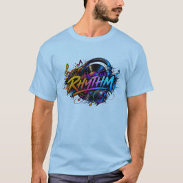 Ritme – Abstracte Geometrische Moderne Kunst T-shirt