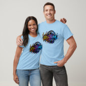 Ritme – Abstracte Geometrische Moderne Kunst T-shirt (Unisex)