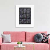 Ritme Abstracte Vlechting Canvasprint Canvas Afdruk (Insitu (Woonkamer))