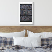 Ritme Abstracte Vlechting Canvasprint Canvas Afdruk (Insitu (Slaapkamer))