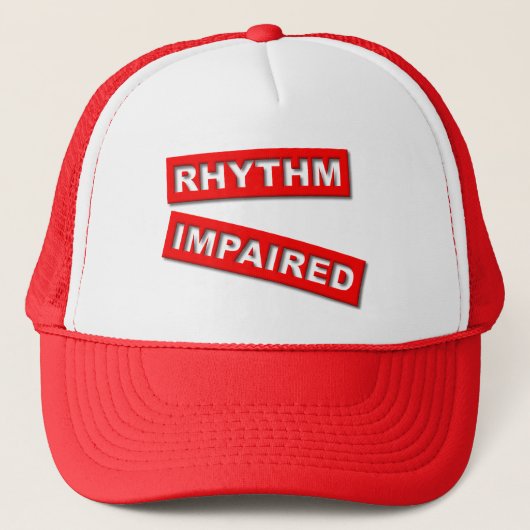 Ritme Beperkte Grappige Hoed Humor Trucker Pet (Voorkant)