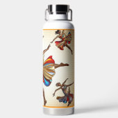 "Ritme en goud" Waterfles (Achterkant)