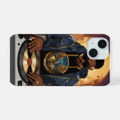 Ritme en vibes iPhone 15 case (Achterkant horizontaal)