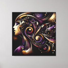 Ritme Essentie Canvas Afdruk