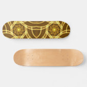 Ritme in Goud Persoonlijk Skateboard (Horizontaal)