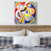 Ritme nr. 1 | Robert Delaunay | Canvas Afdruk (Insitu (Slaapkamer))