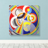 Ritme nr. 1 | Robert Delaunay | Canvas Afdruk (Insitu (Houten vloer))