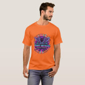 Ritme Typografie DJ T-shirt (Voorkant volledig)