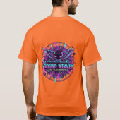 Ritme Typografie DJ T-shirt (Achterkant)