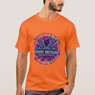 Ritme Typografie DJ T-shirt