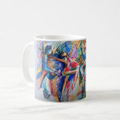 Ritme van Beweging Abstracte Dansers Klassieke Mok (Voorkant links)