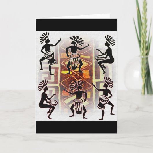 Ritme van de Drums Kaart (Voorkant)