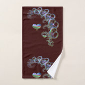 ritme van de set hartenhanddoeken bad handdoek (Handdoek)