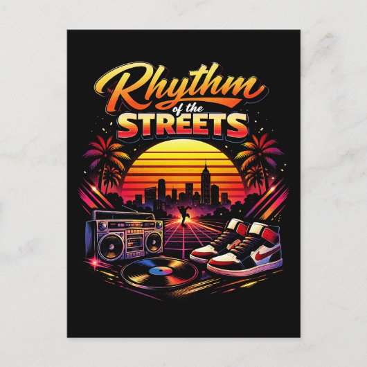 Ritme van de Straten Briefkaart (Voorkant)