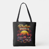 Ritme van de Straten Tote Bag (Achterkant)