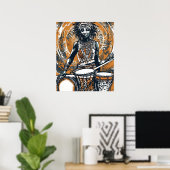 Ritme van de Zon Stam Poster (Thuiskantoor)