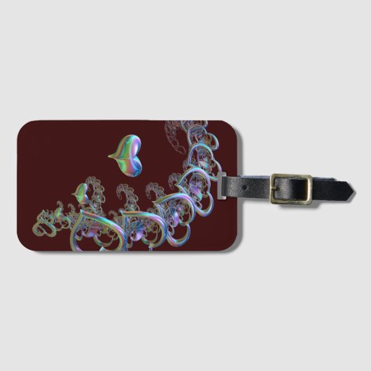 ritme van het hart bagagelabel (Voorkant (horizontaal))