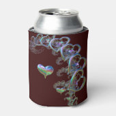 ritme van het hart blikjeskoeler (Blikje Voorkant)