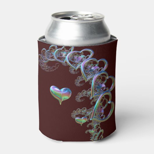 ritme van het hart blikjeskoeler (Blikje Voorkant)