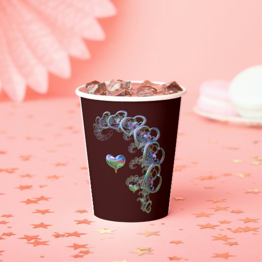 ritme van het hart papieren bekers (Insitu)