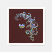 ritme van het hart servet (Voorkant)