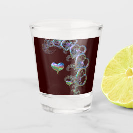 ritme van het hart shot glas