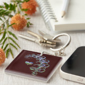 ritme van het hart sleutelhanger (Voorkant Rechts)