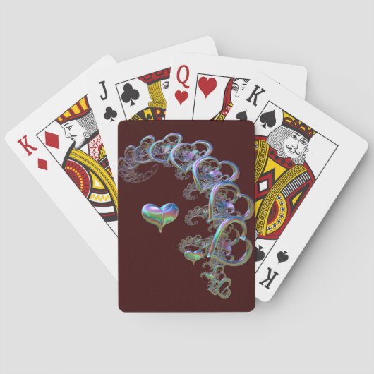 Ritme van het hart Speelkaarten (Achterkant)