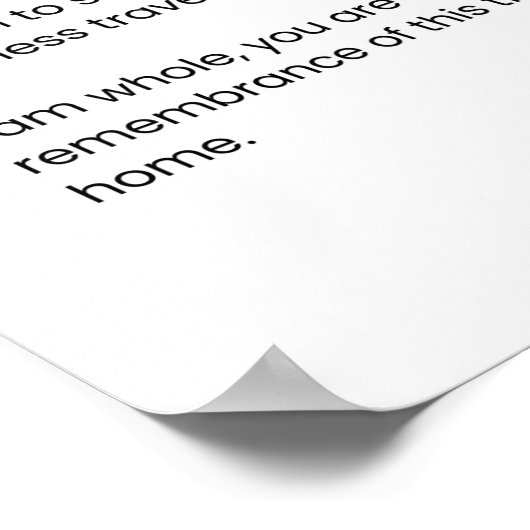 Ritme van het leven - Hoop gevuld gedicht Poster (Hoek)