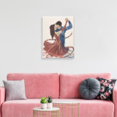 Ritmes die we delen – Harmonie in beweging Canvas Afdruk (Insitu (Woonkamer))