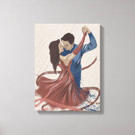Ritmes die we delen – Harmonie in beweging Canvas Afdruk