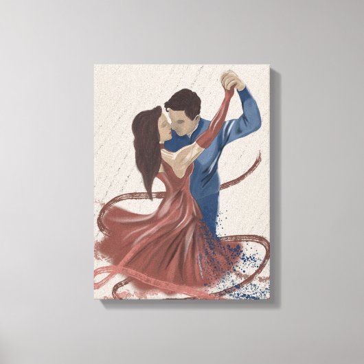 Ritmes die we delen – Harmonie in beweging Canvas Afdruk (Voorkant)