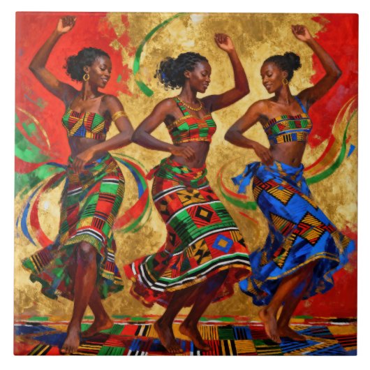 Ritmes in Kleur – Black History-viering Tegeltje (Voorkant)