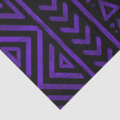 Ritmes van Afrika Paars & Zwart Tissuepapier (Detail)