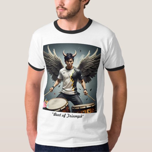 "Ritmes van de overwinning" T-shirt (Voorkant)