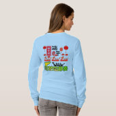 Ritmes van de Rivier Drum hemelsblauw T-shirt (Achterkant volledig)