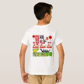 Ritmes van de Riviertrommel wit T-shirt (Achterkant volledig)