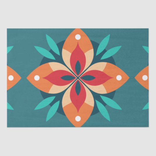 ritmische bloei tissuepapier (Voorkant)