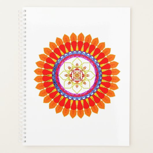 Ritmische Euforie Mandala Planner (Voorkant)