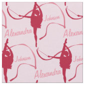 Ritmische Gymnast meisjes naam stof (Close Up)