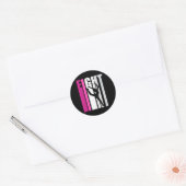 Ritmische gymnastiek 8e Baton Twirl Ronde Sticker (Envelop)