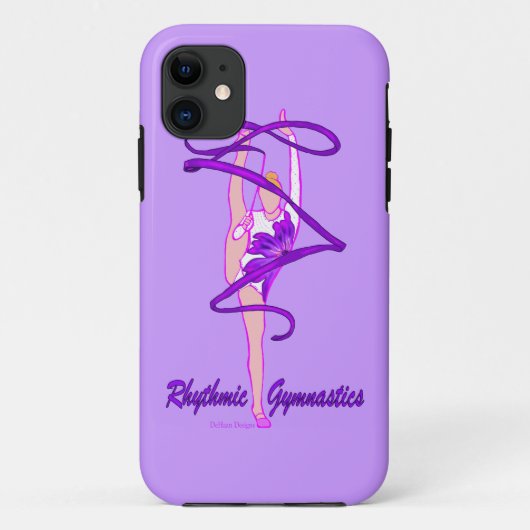 Ritmische gymnastiek bloemen lint iPhone 5 hoesje (Achterkant)