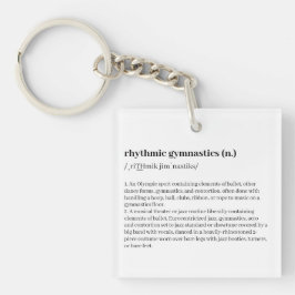 Ritmische gymnastiek Definitie Sleutelhanger