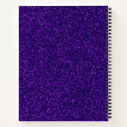 Ritmische gymnastiek Glitter en Bow Notitieboek (Achterkant)