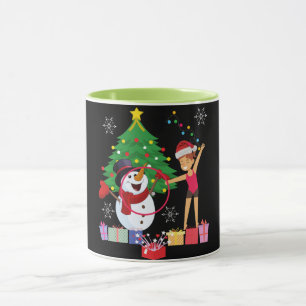 Ritmische gymnastiek Kerst vieren   Mok