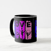Ritmische Gymnastiek Liefde Mok (Voorkant links)
