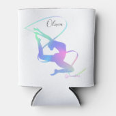 Ritmische gymnastiek met lint blikjeskoeler (Voorkant)