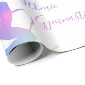 Ritmische gymnastiek met lint cadeaupapier (Rol Hoek)