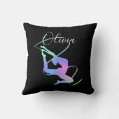 Ritmische gymnastiek met lint kussen (Achterkant)