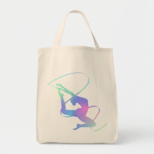 Ritmische gymnastiek met lint tote bag
